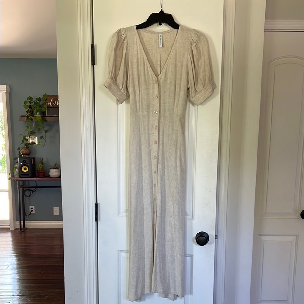 Rachel Pally Oatmeal Maxi Sundress
